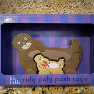 Roly Poly Push Toys - Brown